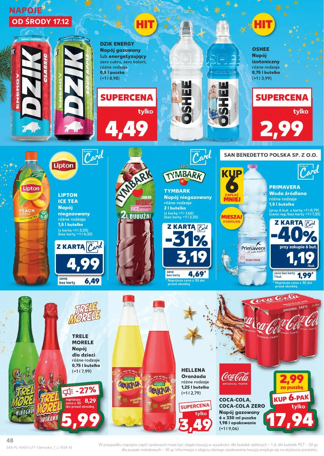 gazetka promocyjna Kaufland Świąteczne hity cenowe - Strona 48