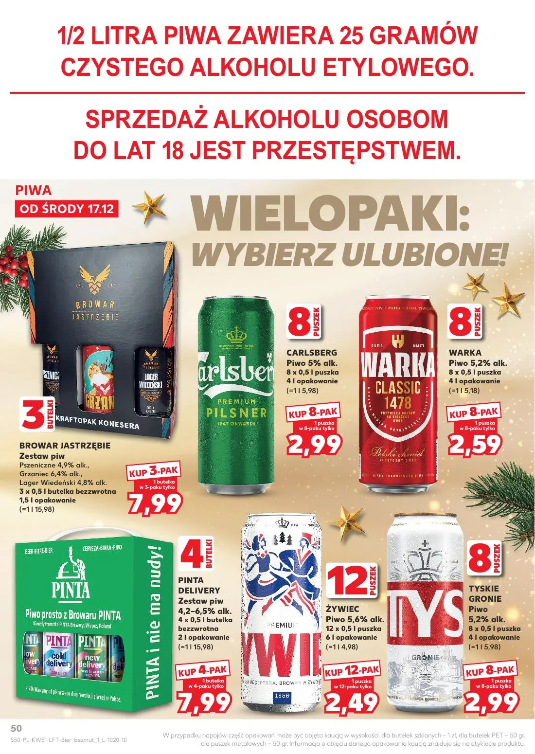 gazetka promocyjna Kaufland Świąteczne hity cenowe - Strona 50
