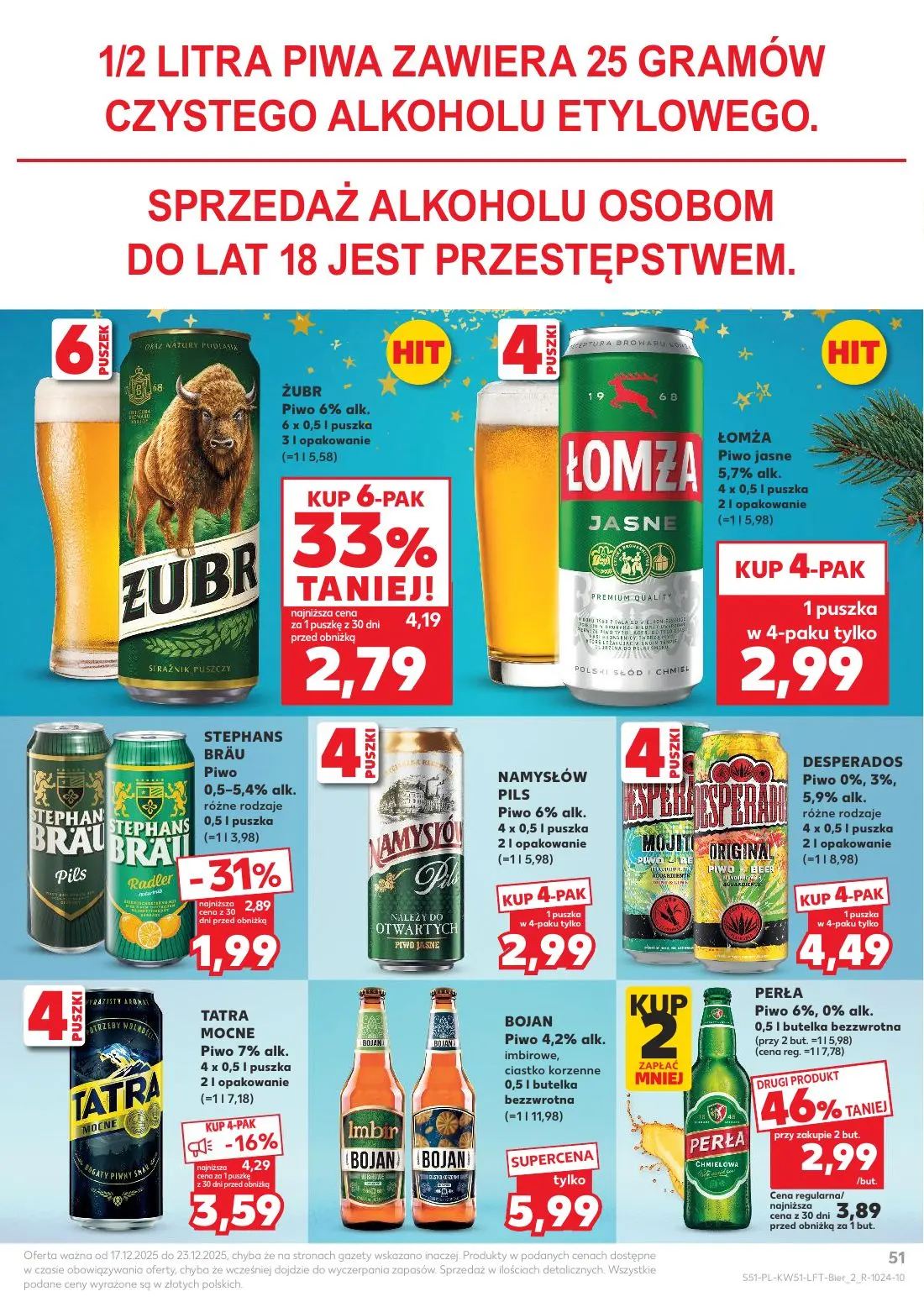 gazetka promocyjna Kaufland Świąteczne hity cenowe - Strona 51