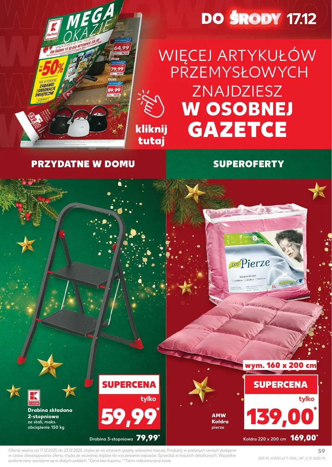 gazetka promocyjna Kaufland Świąteczne hity cenowe - Strona 59