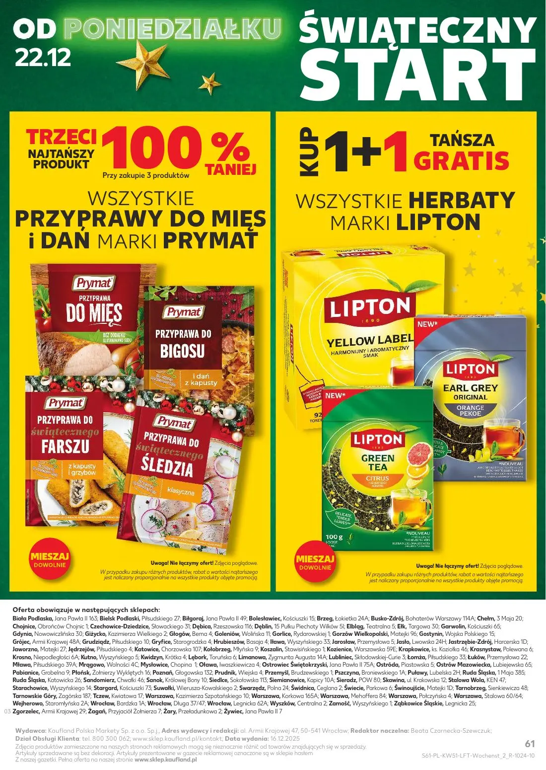 gazetka promocyjna Kaufland Świąteczne hity cenowe - Strona 61