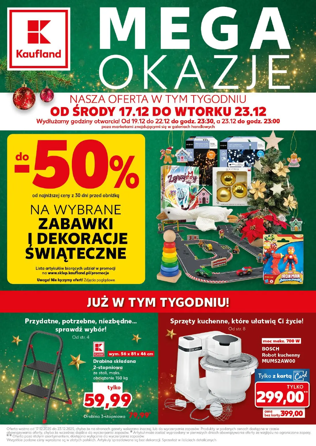 gazetka promocyjna Kaufland Mega okazje - Strona 1