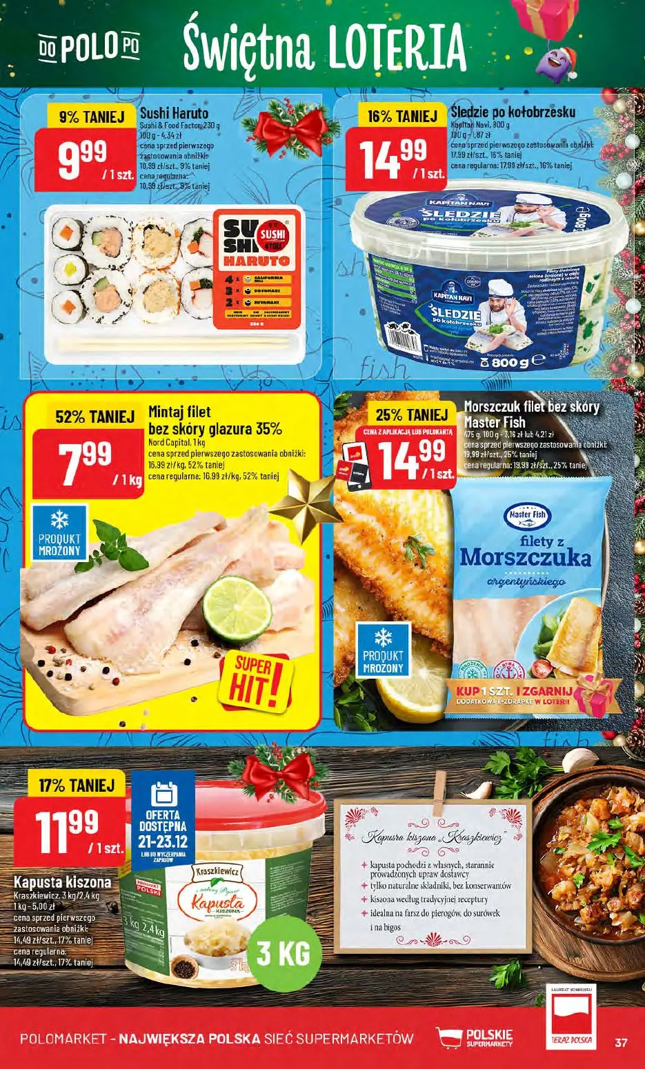 gazetka promocyjna POLOmarket Świętna loteria - Strona 37
