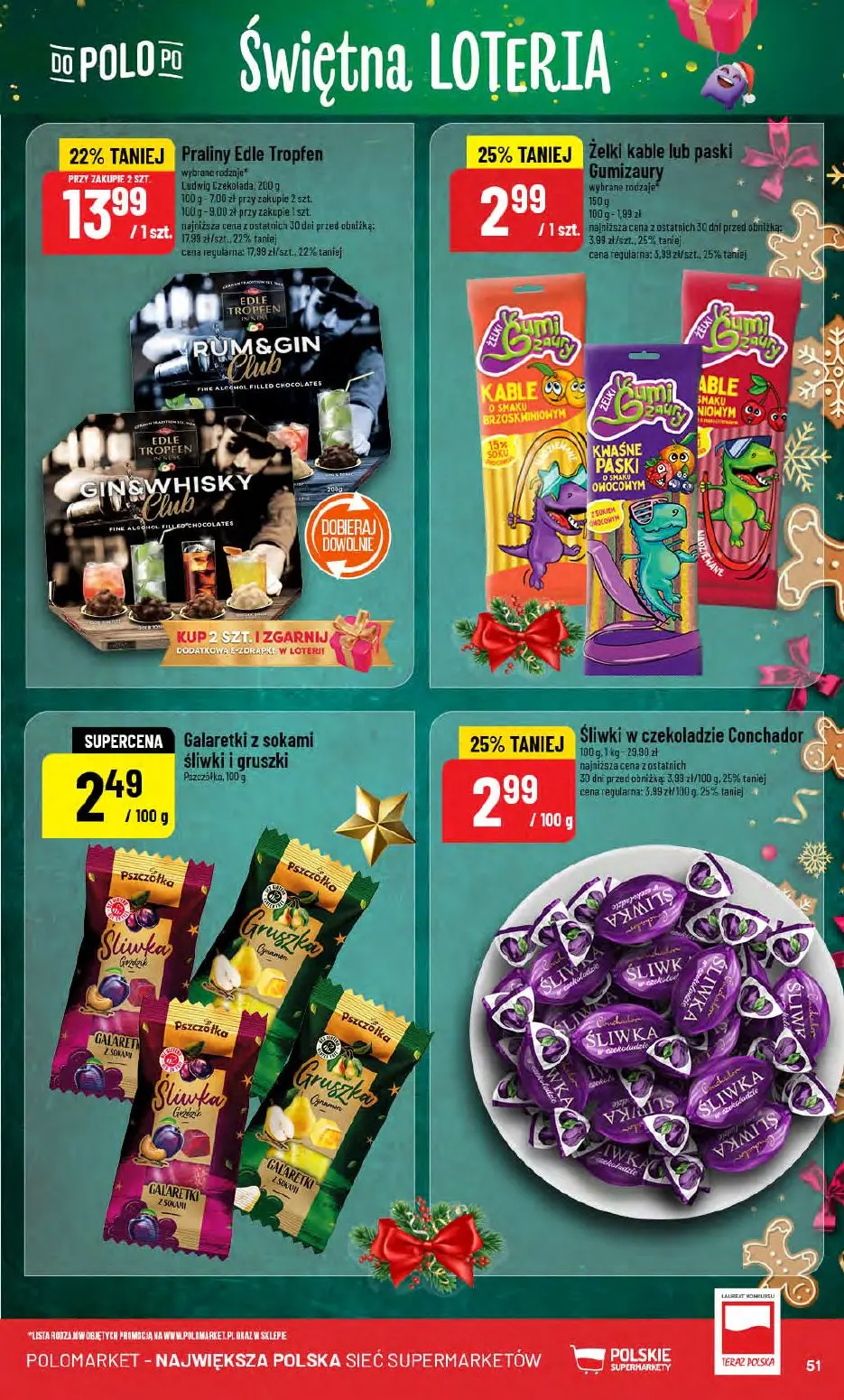 gazetka promocyjna POLOmarket Świętna loteria - Strona 51