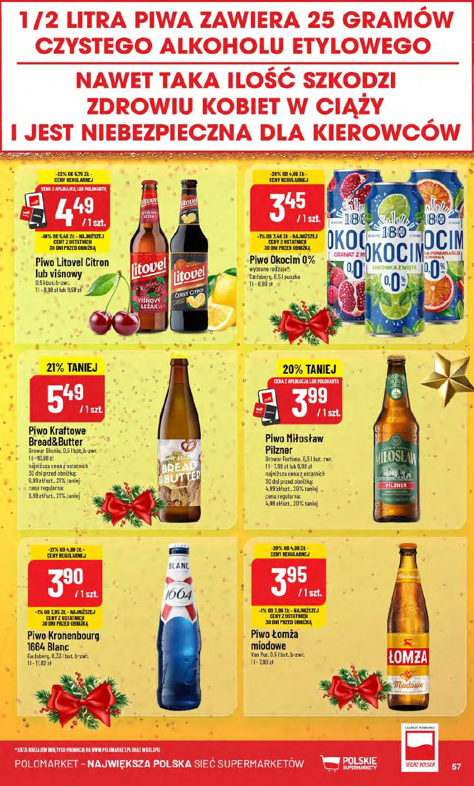 gazetka promocyjna POLOmarket Świętna loteria - Strona 57