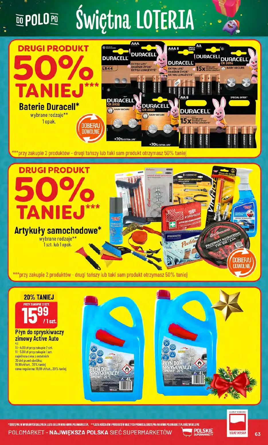 gazetka promocyjna POLOmarket Świętna loteria - Strona 63