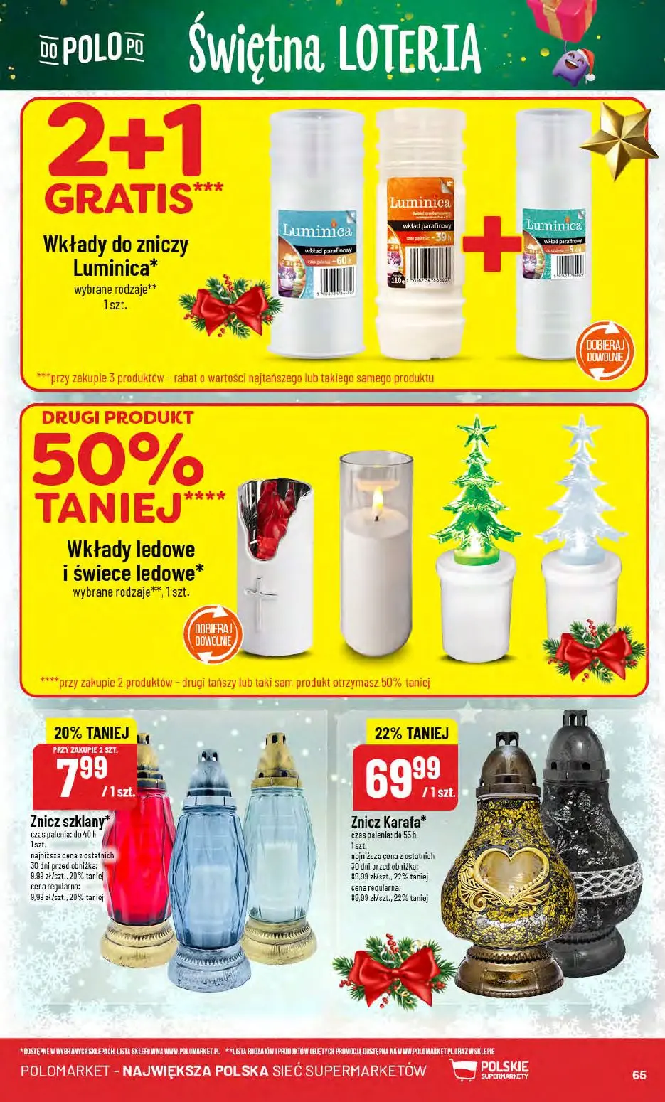 gazetka promocyjna POLOmarket Świętna loteria - Strona 65