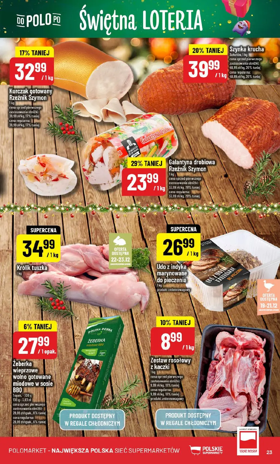 gazetka promocyjna POLOmarket Świętna loteria - Strona 23