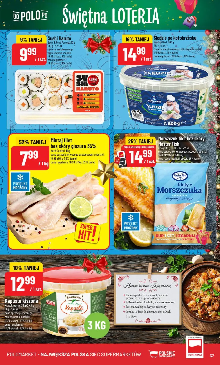 gazetka promocyjna POLOmarket Świętna loteria - Strona 37