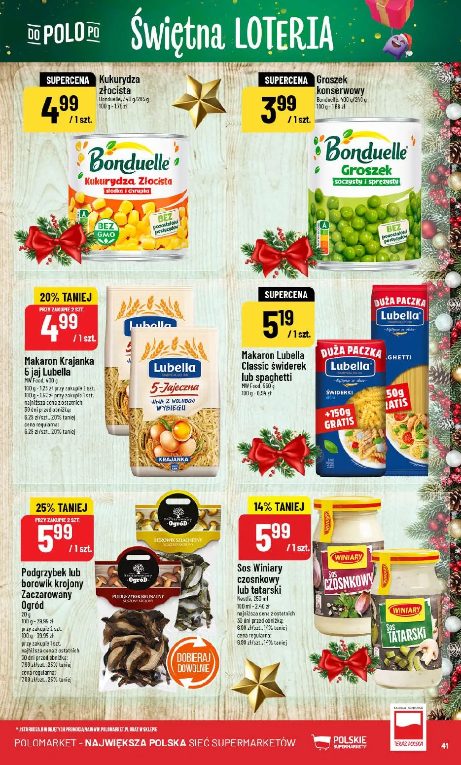 gazetka promocyjna POLOmarket Świętna loteria - Strona 41