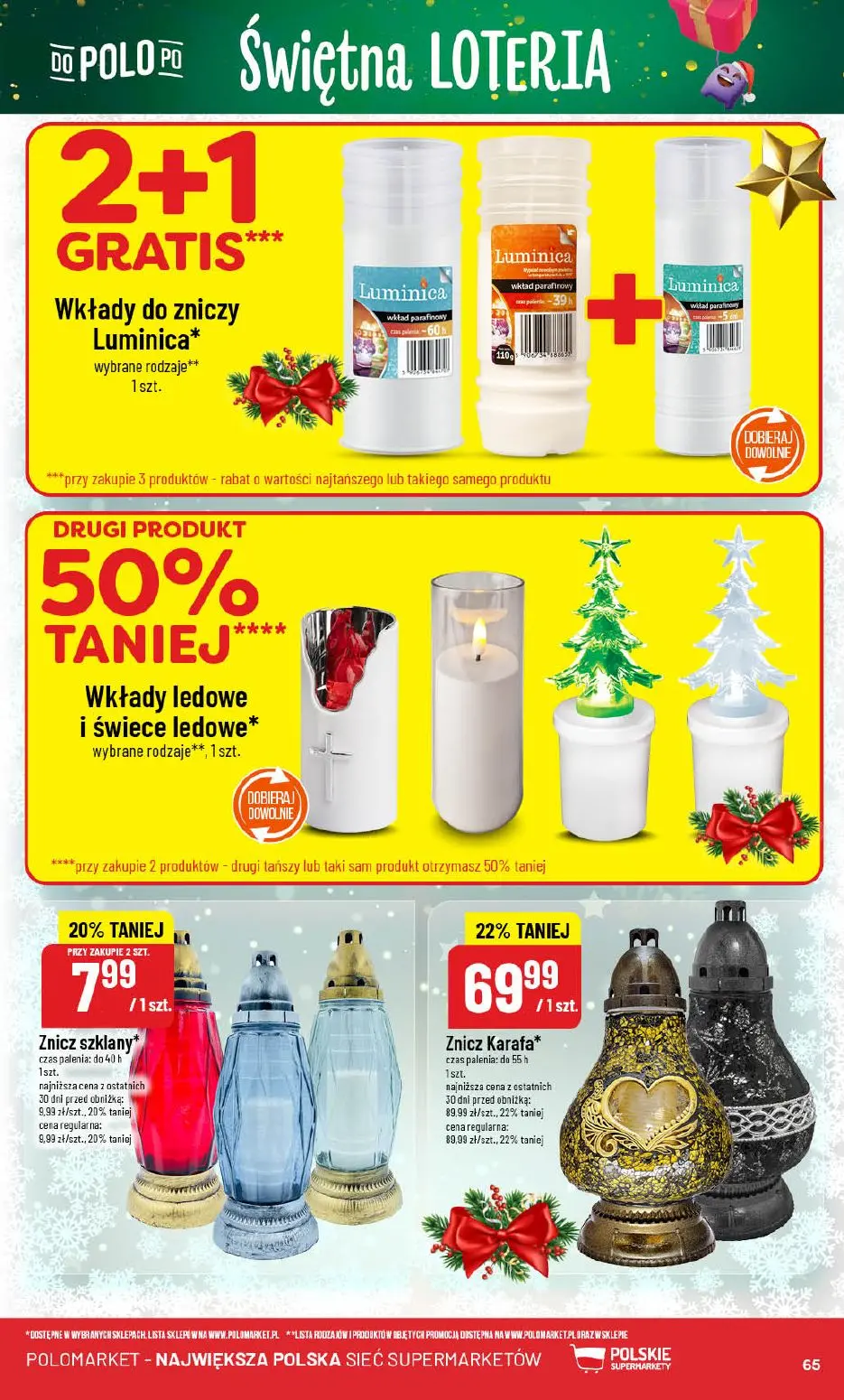 gazetka promocyjna POLOmarket Świętna loteria - Strona 65