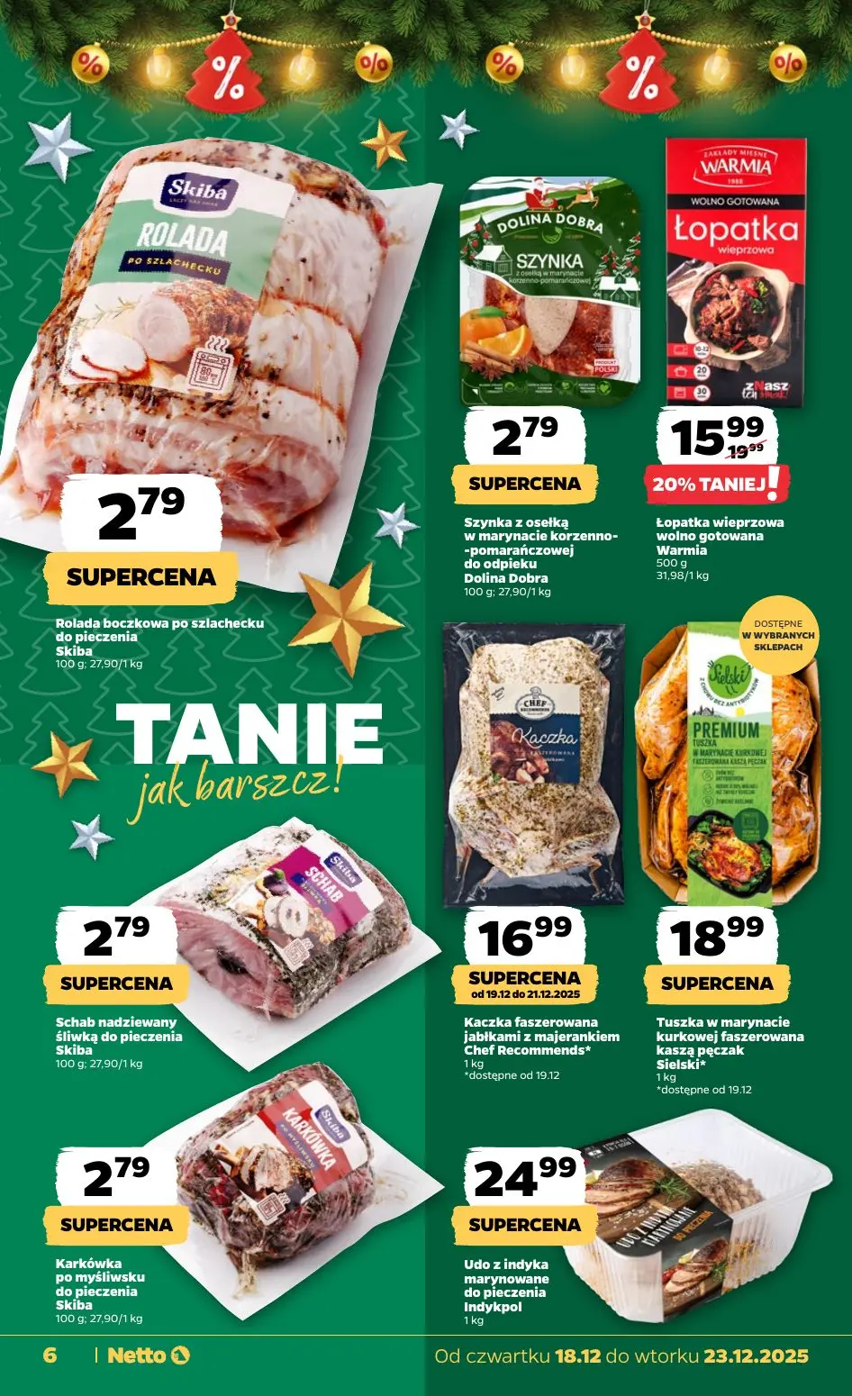 gazetka promocyjna NETTO Zadziwiająco tanie Święta - Strona 6