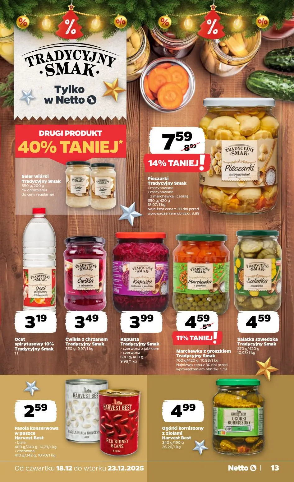 gazetka promocyjna NETTO Zadziwiająco tanie Święta - Strona 13