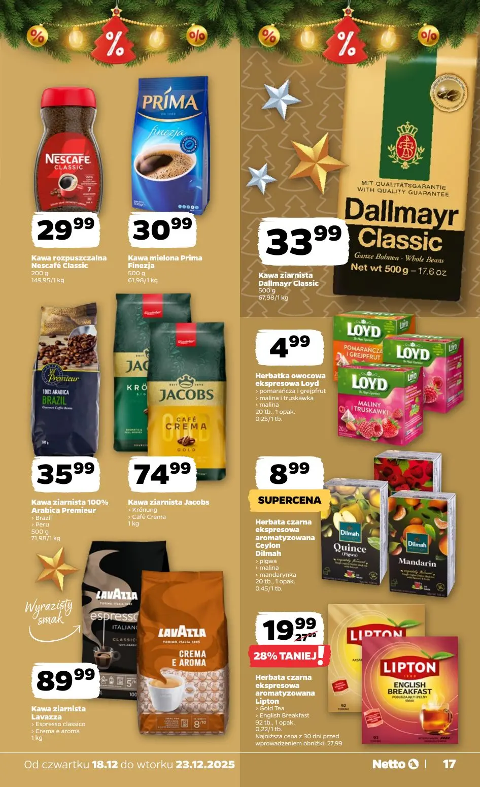 gazetka promocyjna NETTO Zadziwiająco tanie Święta - Strona 17
