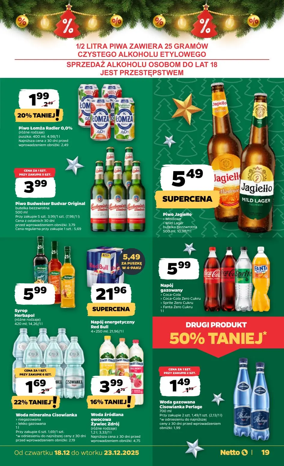 gazetka promocyjna NETTO Zadziwiająco tanie Święta - Strona 19