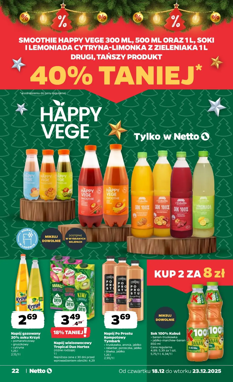 gazetka promocyjna NETTO Zadziwiająco tanie Święta - Strona 22