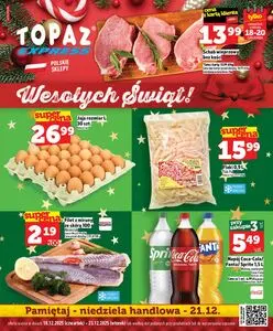 Gazetka promocyjna Topaz, ważna od 2025-12-18 do 2025-12-23.