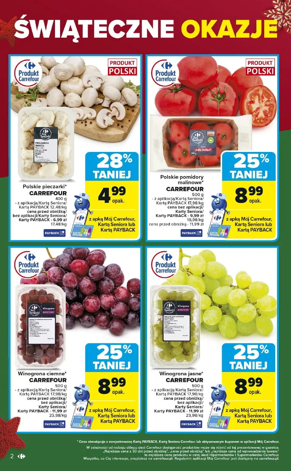 gazetka promocyjna Carrefour Świąteczne okazje - Strona 2