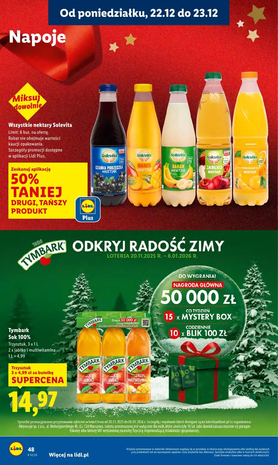 gazetka promocyjna LIDL Od poniedziałku  - Strona 50