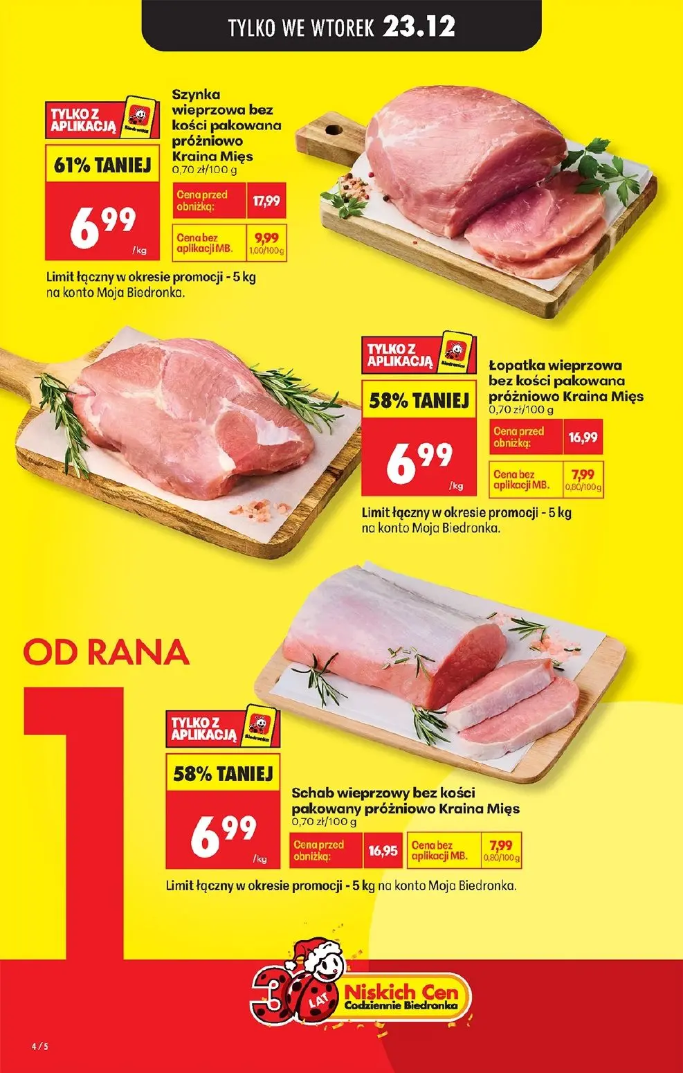 gazetka promocyjna Biedronka Tylko 23.12 - Strona 4