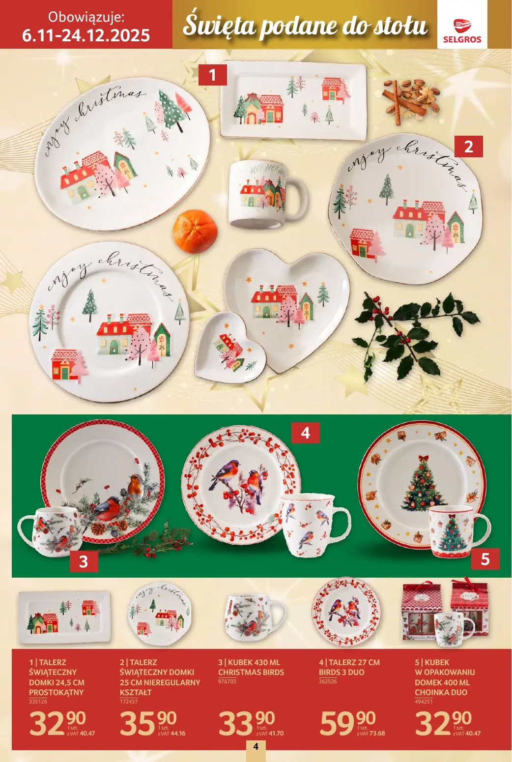 gazetka promocyjna SELGROS Katalog Boże Narodzenie - Strona 4