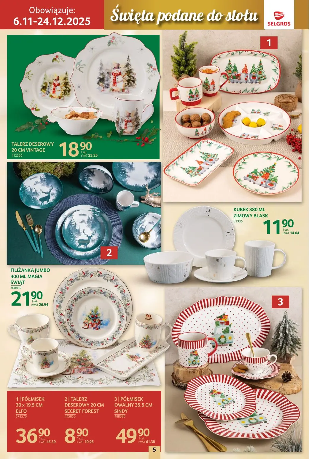 gazetka promocyjna SELGROS Katalog Boże Narodzenie - Strona 5