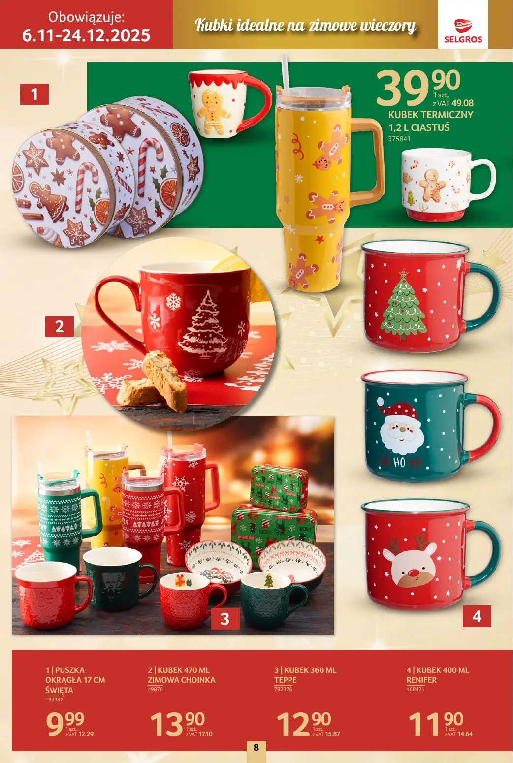 gazetka promocyjna SELGROS Katalog Boże Narodzenie - Strona 8