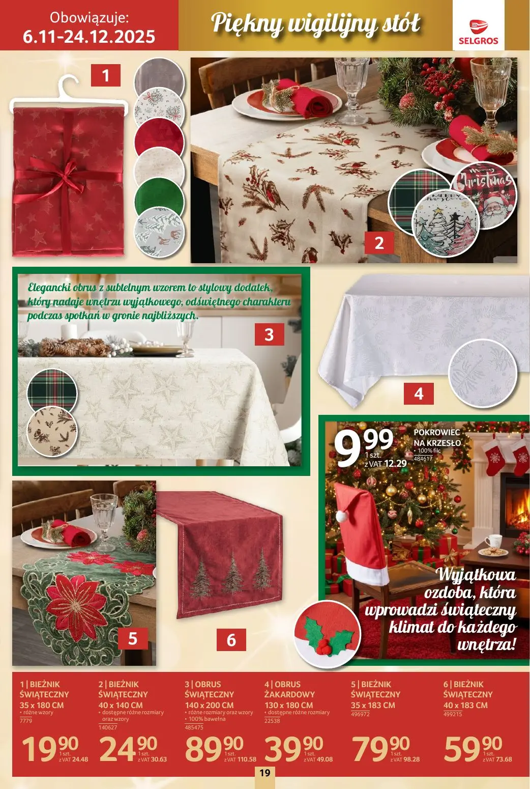gazetka promocyjna SELGROS Katalog Boże Narodzenie - Strona 19