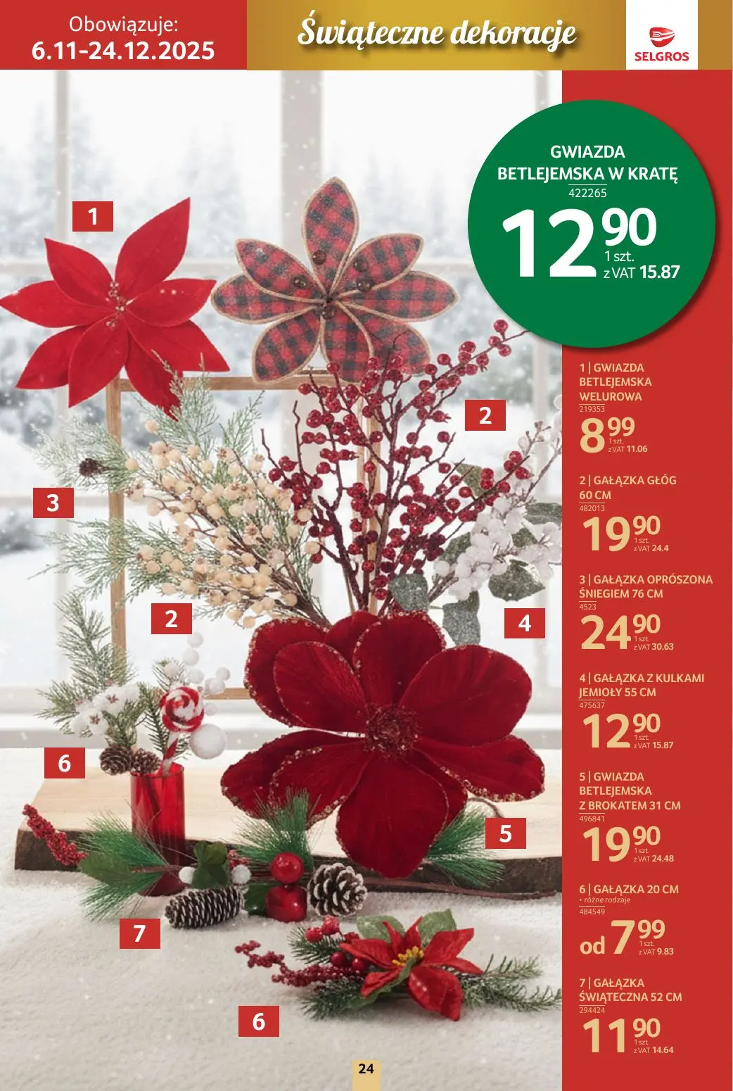 gazetka promocyjna SELGROS Katalog Boże Narodzenie - Strona 24