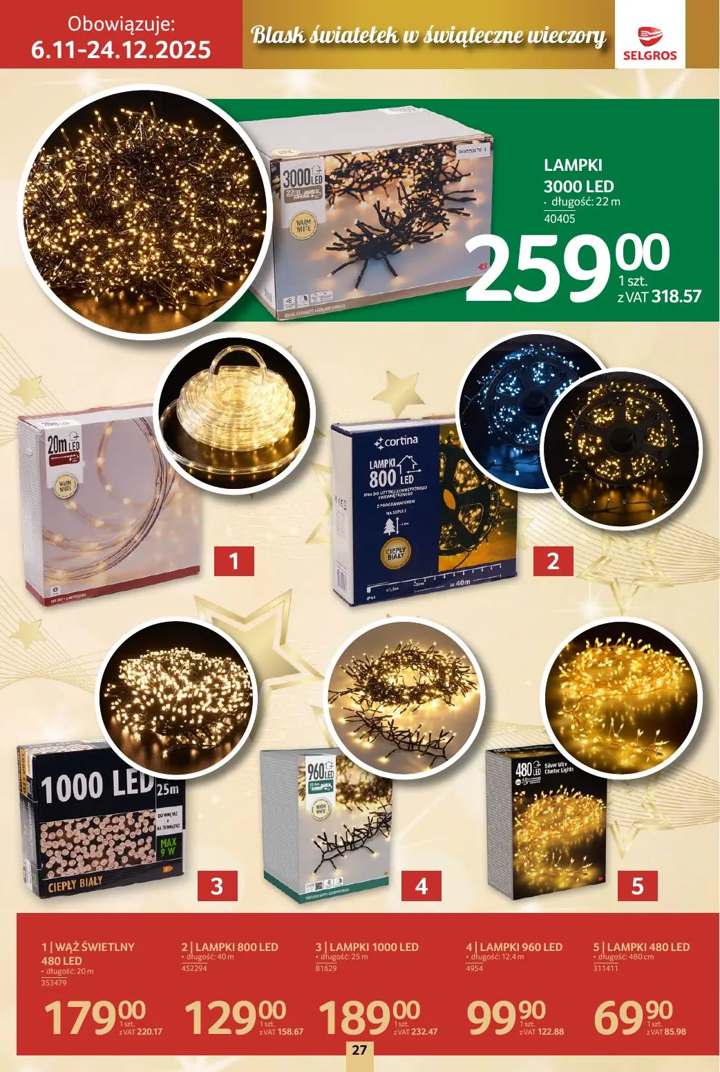 gazetka promocyjna SELGROS Katalog Boże Narodzenie - Strona 27