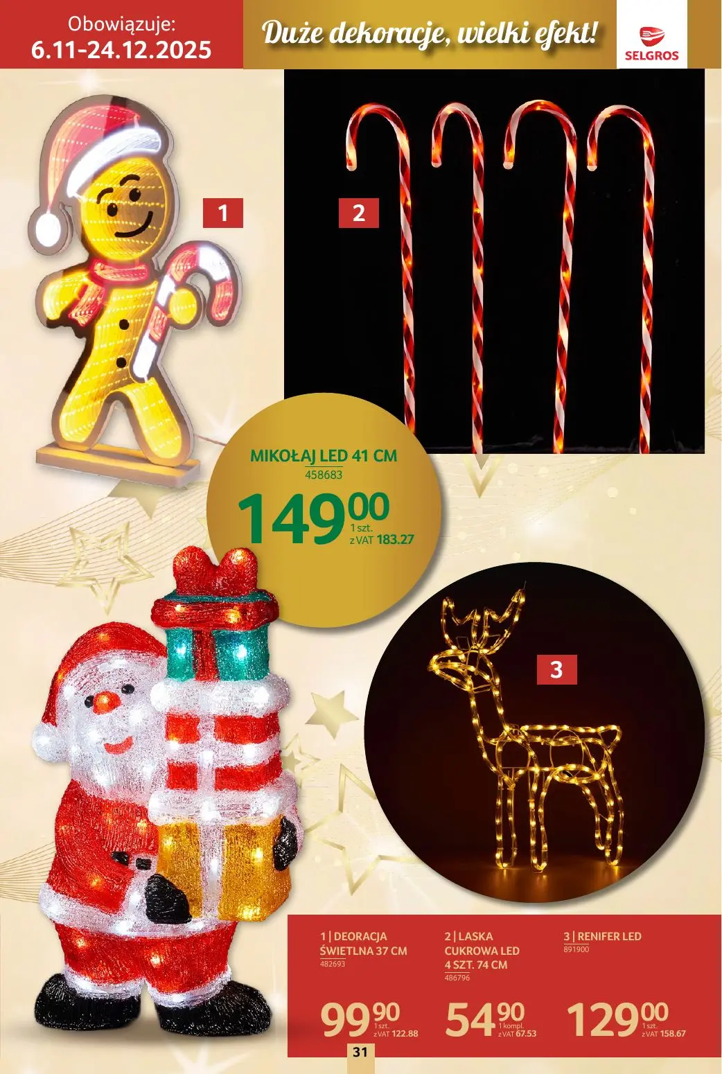 gazetka promocyjna SELGROS Katalog Boże Narodzenie - Strona 31