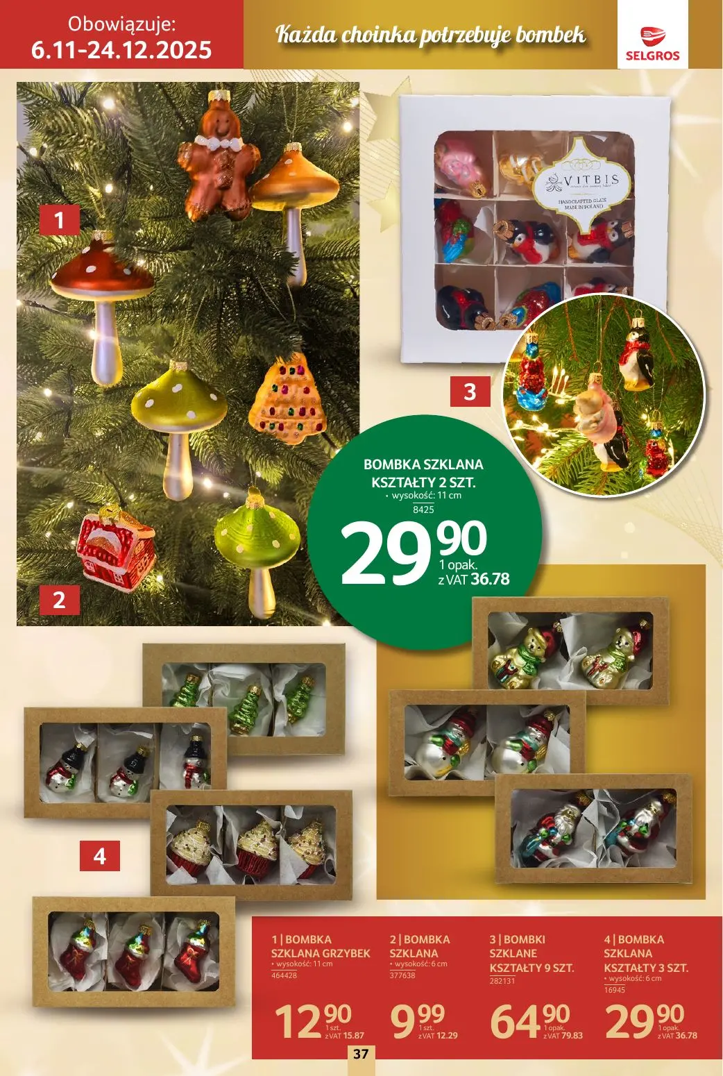 gazetka promocyjna SELGROS Katalog Boże Narodzenie - Strona 37