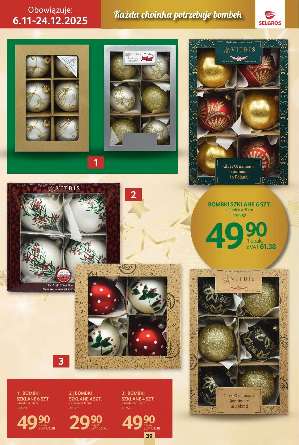 gazetka promocyjna SELGROS Katalog Boże Narodzenie - Strona 39