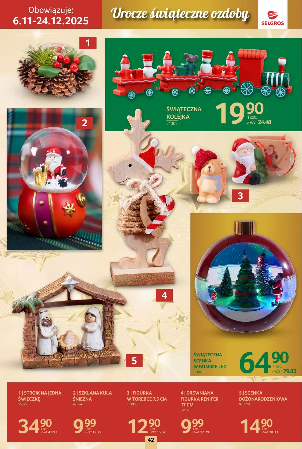 gazetka promocyjna SELGROS Katalog Boże Narodzenie - Strona 42