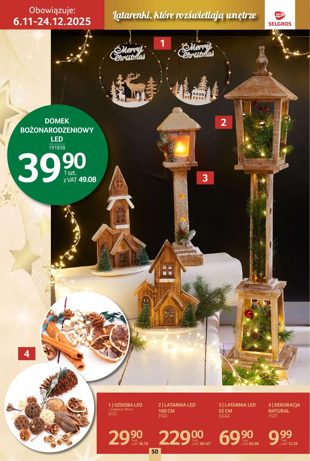 gazetka promocyjna SELGROS Katalog Boże Narodzenie - Strona 50