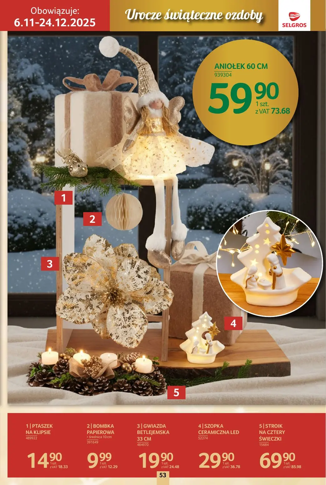 gazetka promocyjna SELGROS Katalog Boże Narodzenie - Strona 53