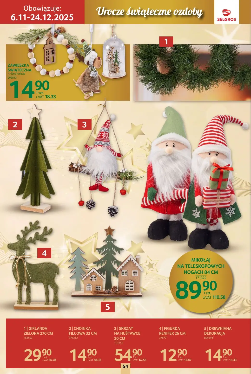 gazetka promocyjna SELGROS Katalog Boże Narodzenie - Strona 54