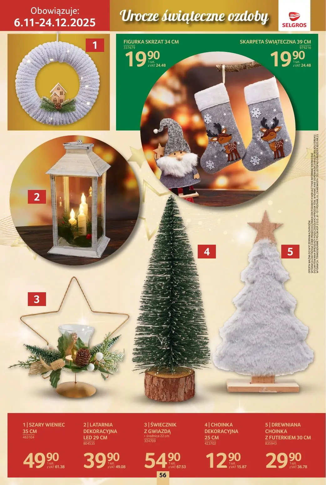 gazetka promocyjna SELGROS Katalog Boże Narodzenie - Strona 56