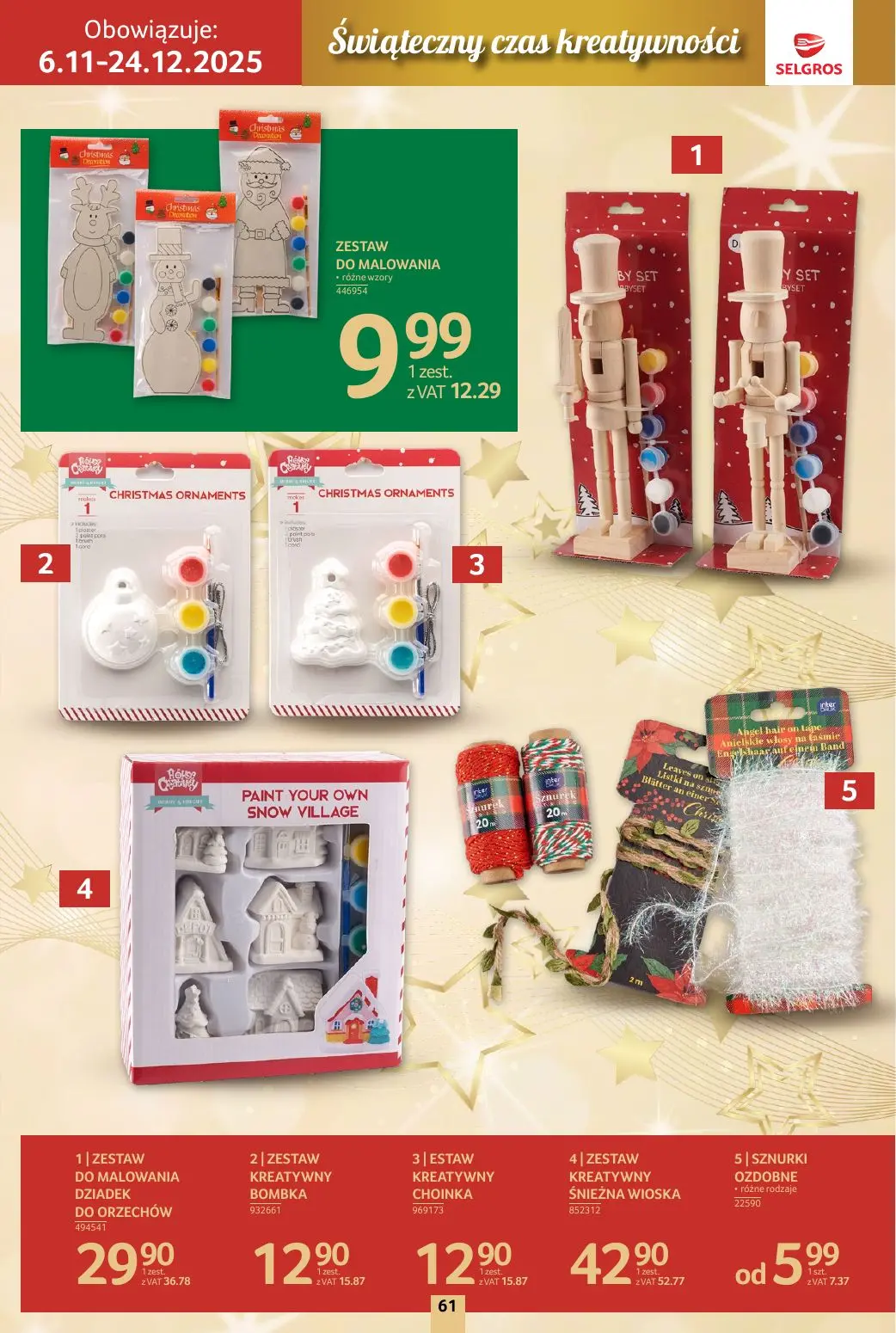 gazetka promocyjna SELGROS Katalog Boże Narodzenie - Strona 61
