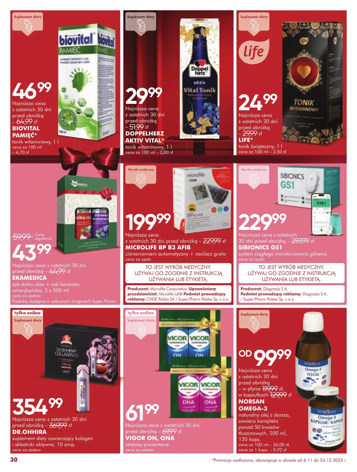 gazetka promocyjna SUPER-PHARM Jakie piękne Święta - Strona 30
