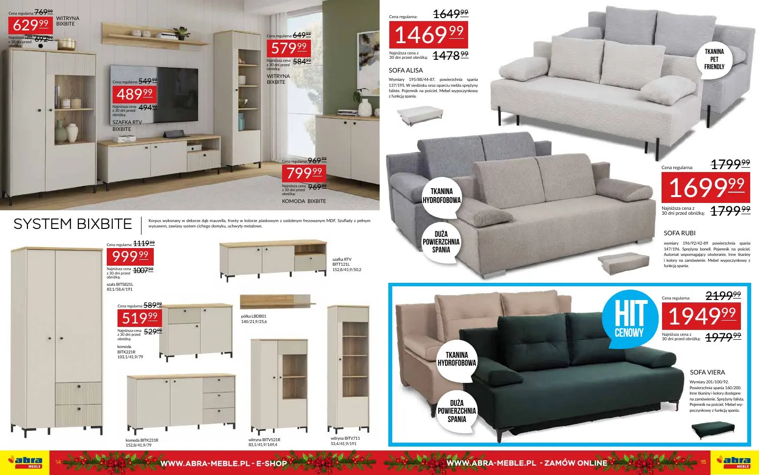 gazetka promocyjna abra meble Najniższe ceny. Lubię to! - Strona 8