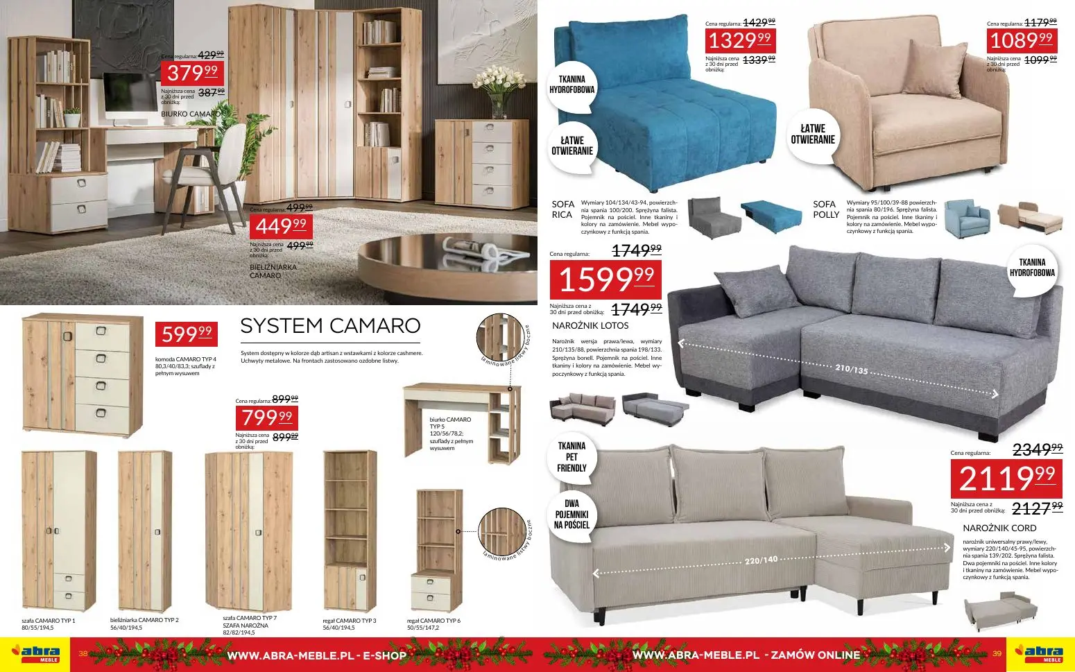gazetka promocyjna abra meble Najniższe ceny. Lubię to! - Strona 20