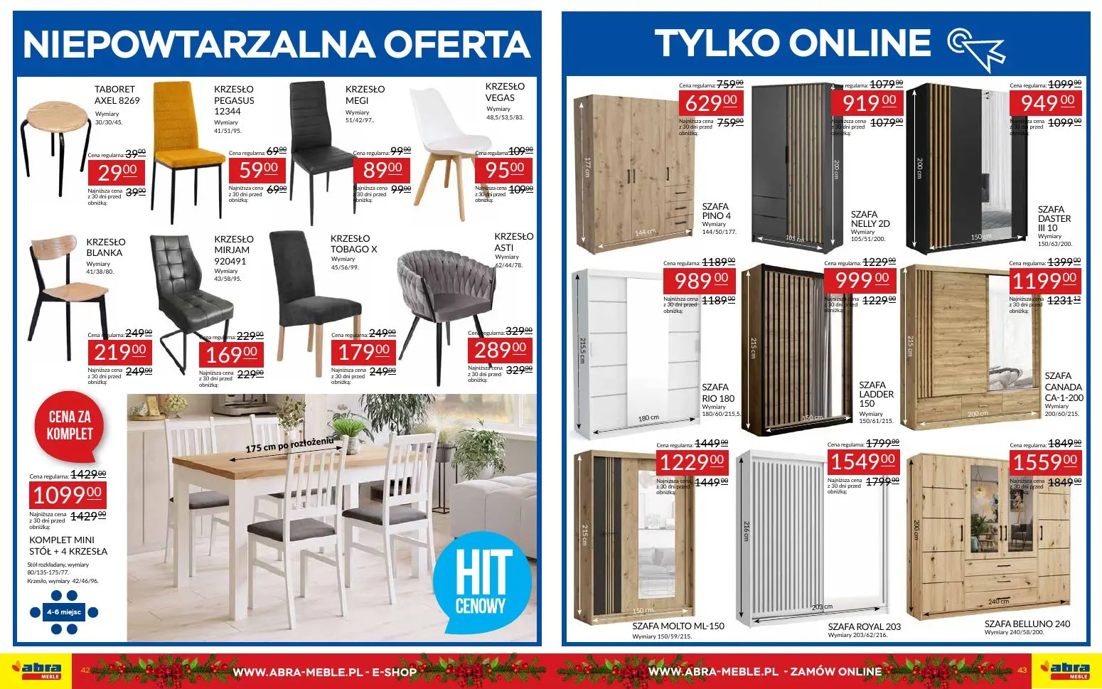 gazetka promocyjna abra meble Najniższe ceny. Lubię to! - Strona 22