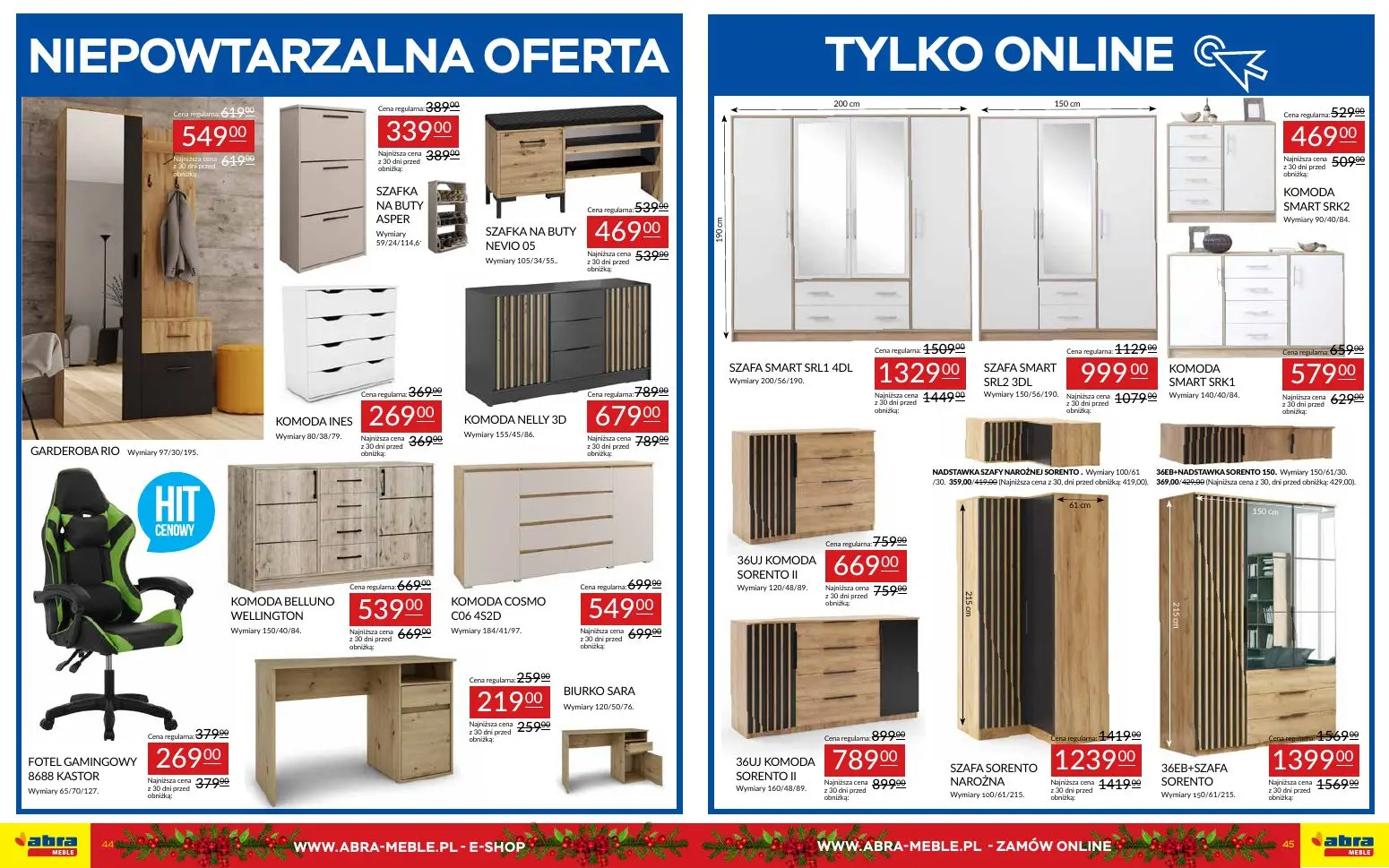 gazetka promocyjna abra meble Najniższe ceny. Lubię to! - Strona 23