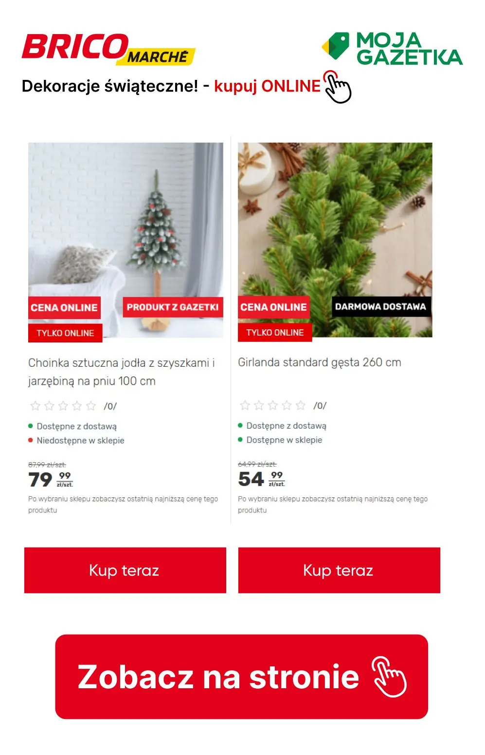 gazetka promocyjna BRICOMARCHE Do -33% na wybrane dekoracje świąteczne! - Strona 3