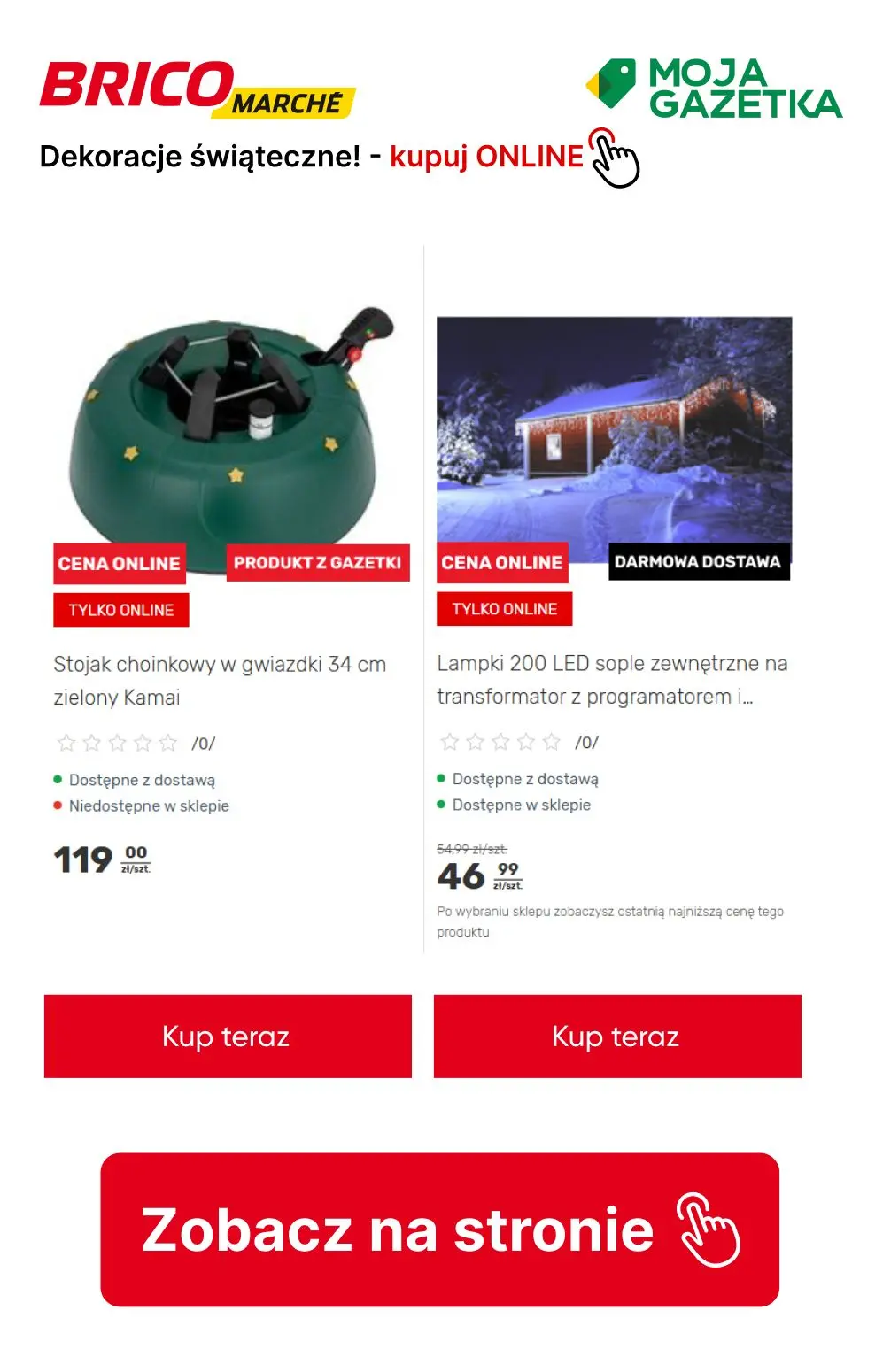 gazetka promocyjna BRICOMARCHE Do -33% na wybrane dekoracje świąteczne! - Strona 5