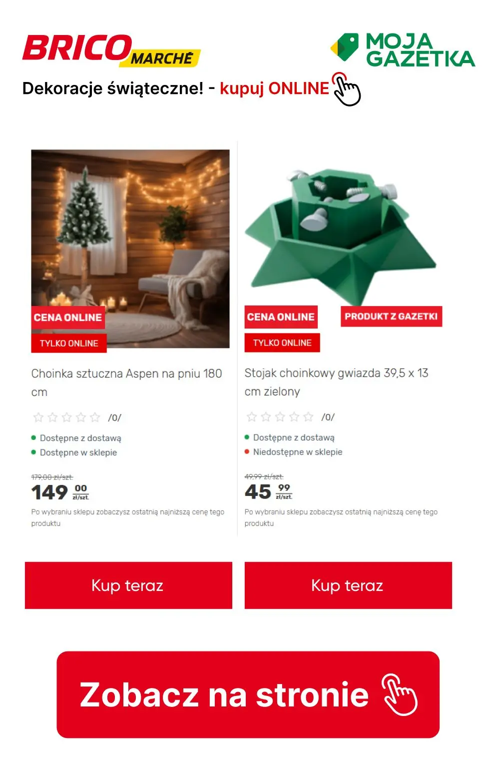 gazetka promocyjna BRICOMARCHE Do -33% na wybrane dekoracje świąteczne! - Strona 7