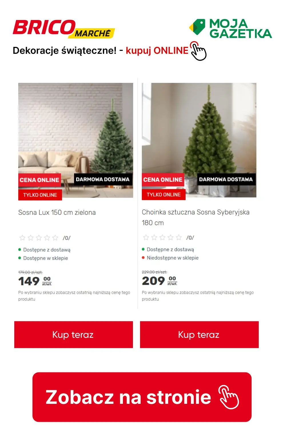 gazetka promocyjna BRICOMARCHE Do -33% na wybrane dekoracje świąteczne! - Strona 9