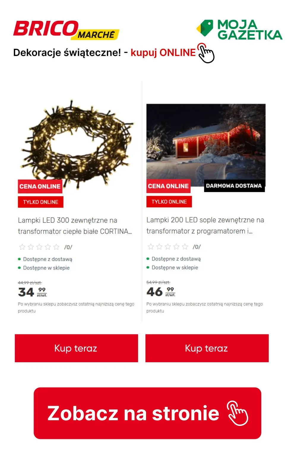 gazetka promocyjna BRICOMARCHE Do -33% na wybrane dekoracje świąteczne! - Strona 10