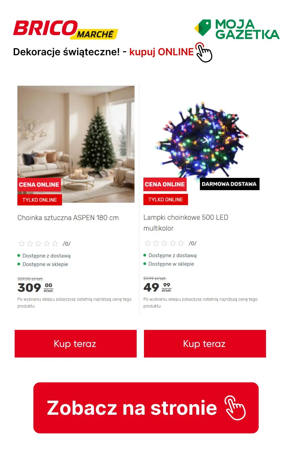 gazetka promocyjna BRICOMARCHE Do -33% na wybrane dekoracje świąteczne! - Strona 11